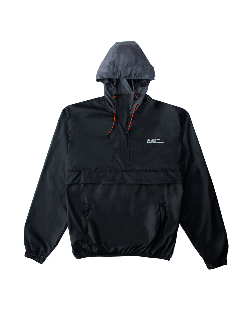 ROMPEVIENTOS ANORAK NEGRA LASKA X DIANTRES